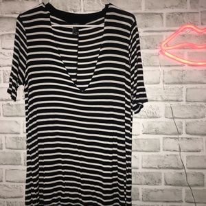 Striped choker tee!!!